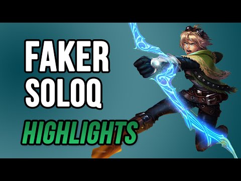 SKT T1 FAKER - Ezreal Mid - KR SoloQ Replay Highlights