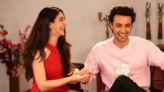 Warina Hussain & Aayush Sharma on Salman Khan, cricket, Navratri & love | Loveyatri | Atika Farooqui video