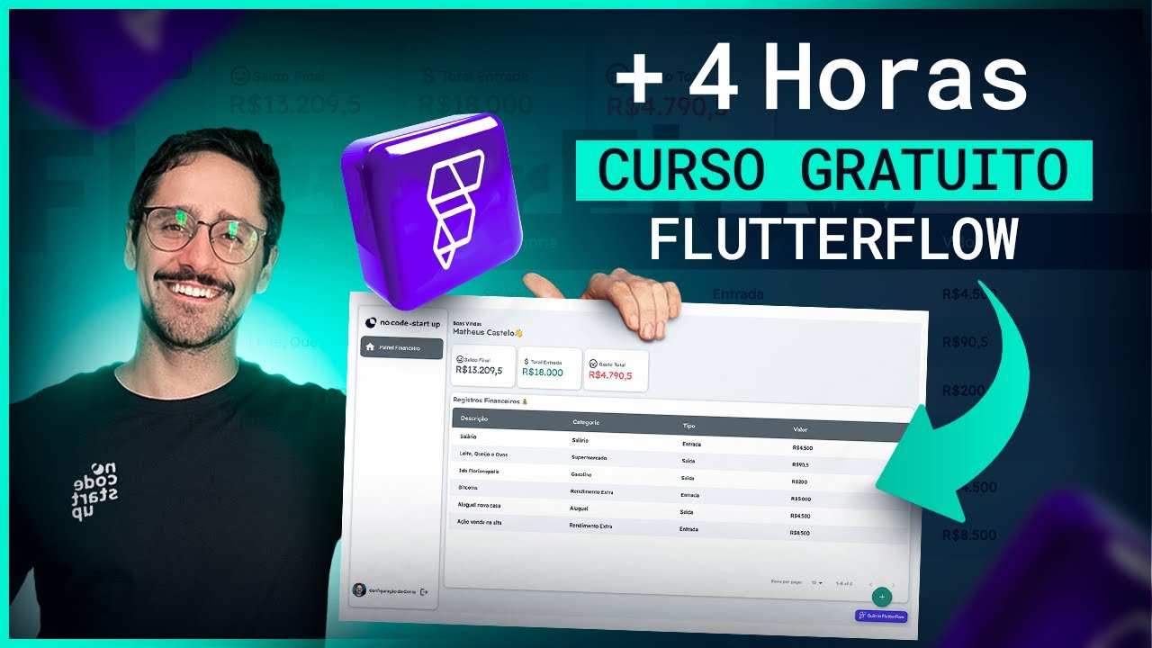 Curso Flutterflow Gratuito 2024 Para Iniciantes | Do Zero Ao App