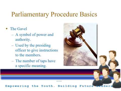 Parliamentary Procedure Explained