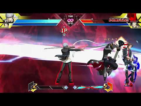 Narukami + Adachi cross combo - Blazblue Cross Tag Battle