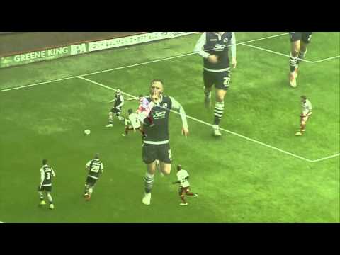 Blades v Millwall - match action