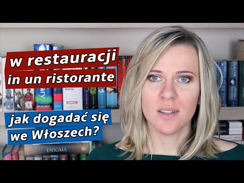 W restauracji. In un ristorante -  język włoski dla początkujących. #4