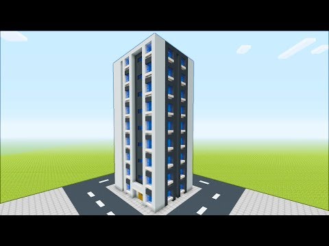 Minecraft Tutorial: How To Make A Easy Skyscraper "2019 City Tutorial"