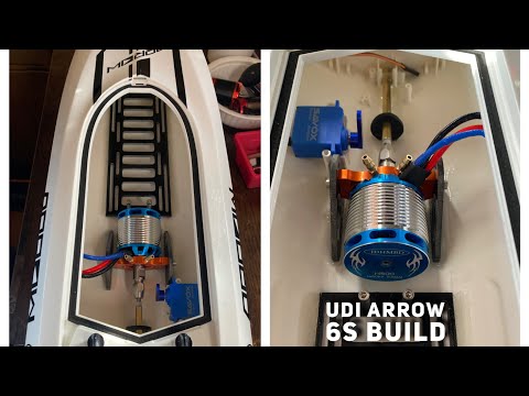 UDI ARROW 5 RC Boat / Upgrades and Modifications for 6s!