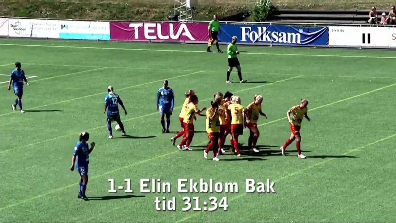 Tyresö FF - Linköping FC sammandrag.