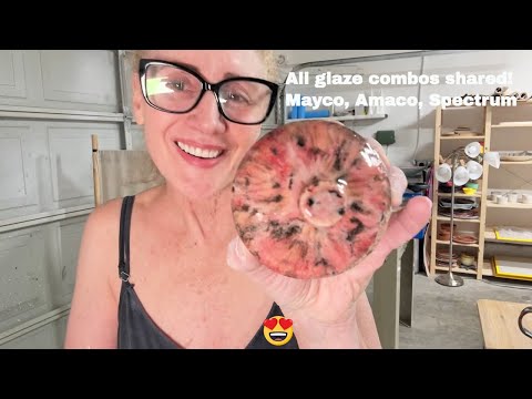 Kiln reveal #9, All glaze combos shared