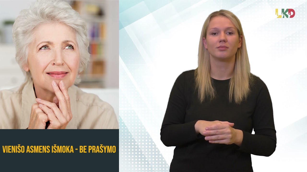 Vienišo asmens išmoka – be prašymo