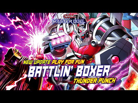 MASTER DUEL - PLAY FOR FUN! BATTLIN' BOXER 2025 DECK - I PLAY THIS DECK BECAUSE THE ART IS COOL
