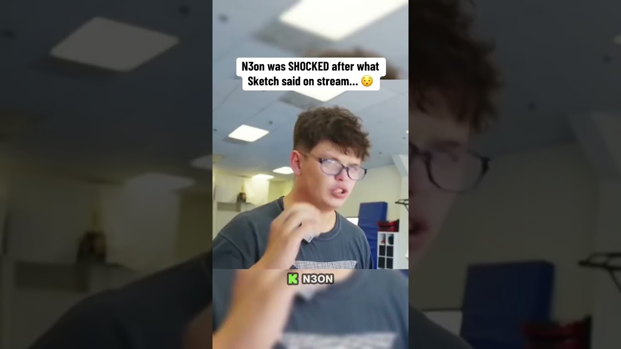 N3on was SHOCKED after Sketch said this on stream.. 😯👀 #n3on #shorts