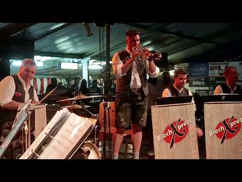 🤯 Mega Gaudi! 🔥 RIESEN STIMMUNG im Zelt! (BlechXpress Blasmusik LIVE)