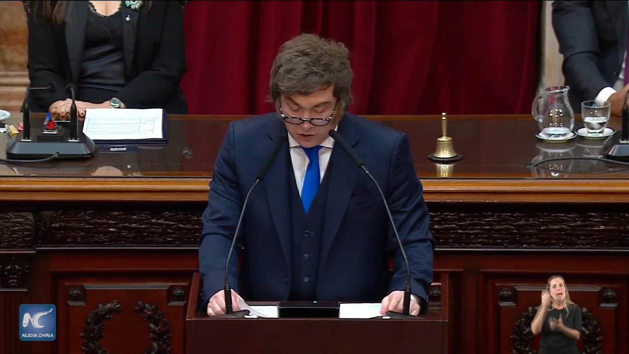 Milei abre sesiones ordinarias del Congreso argentino