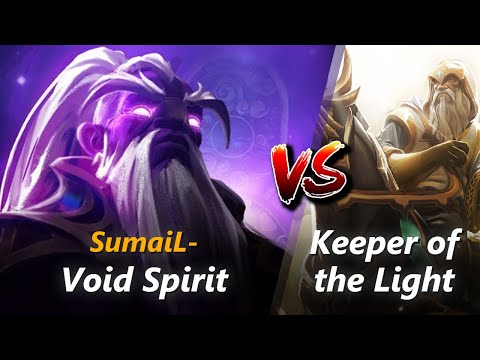 SumaiL- mid Void Spirit vs Keeper of the Light | First 10 minutes