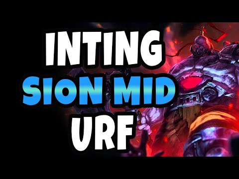 Inting Sion Mid URF Season 10. Say Goodbye To Your Towers