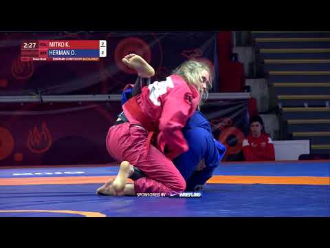 BRONZE Women's GP GI - 64 kg: K. MITKO (POL) v. O. HERMAN (UKR)
