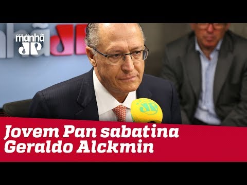 Eleições 2018 - Jovem Pan sabatina Geraldo Alckmin
