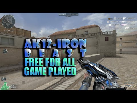 Crossfire West | Ak12-Iron Beast New Featured FFA map Game Played