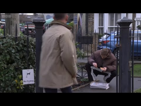 EastEnders- Oscar tries to burn all the newspapers showing Jasmine’s murder charge (19/02/26)