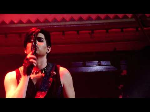 Adam Lambert Amsterdam smoking joint on stage