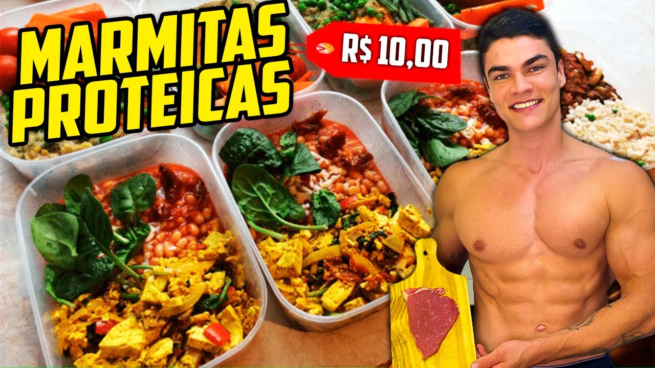 FIZ MARMITAS SIMPLES E PROTEICAS POR SÓ 10 REAIS CADA!!!