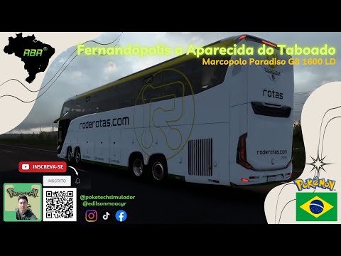 Marcopolo Paradiso G8 1600 LD Fernadópolis a Aparecida do Taboado