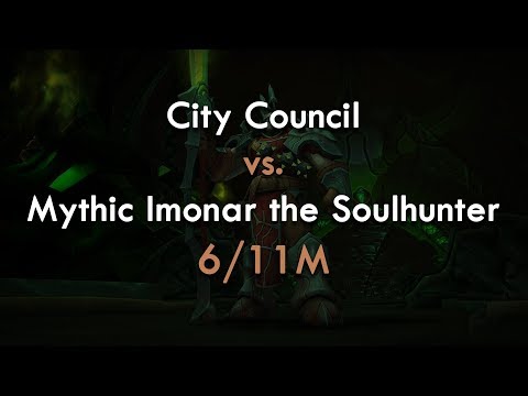 City Council Mythic Imonar the Soulhunter Kill - Disc Priest POV