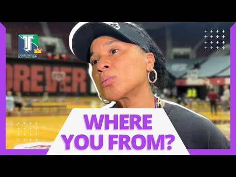 Dawn Staley's PATIENT response to a PUSHY reporter asking about Ashlyn Watkins' CHARGES