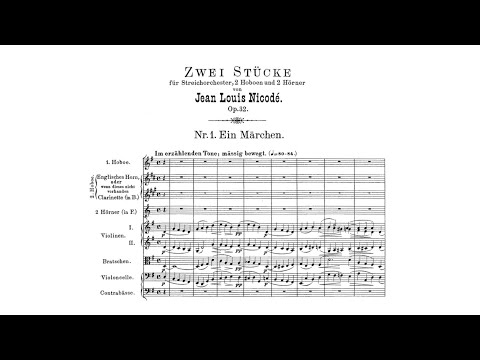 Jean Louis Nicodé – 2 Pieces for Strings, Oboes and Horns