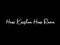 Hare Krishna Hare Rama ️ Jubin Nautiyal Blackscreen WhatsApp Status