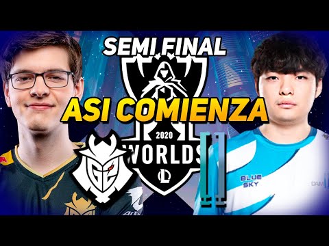 THIS IS HOW THE FIRST SEMIFINAL BEGINS - G2 VS DWG - GAME 1 (SEMIFINAL) - WORLDS 2020