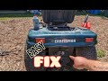 2 EASY FAST Fixes For A Riding Lawnmower NOT MOVING