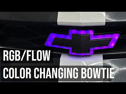 Camaro RGB/Flow Color Changing LED Front Bowtie by Next-Gen Speed