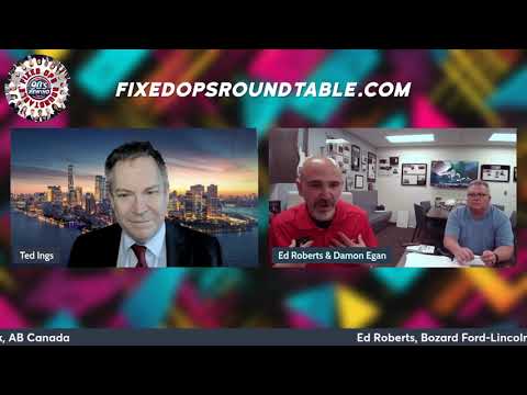 Ed Roberts 和 Damon Eagan 驚喜現身！Ted Ings 90 年代懷舊輪值論壇活動 😎 (Ed Roberts and Damon Eagan at the Ted Ings' Fixed Ops Roundtable 90's Rewind Event)