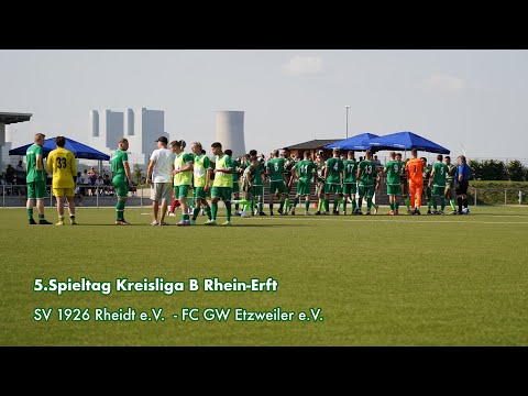 5.Spieltag Kreisliga B Rhein-Erft SV 1926 Rheidt e.V - FC GW Etzweiler e.V.