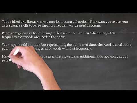 Word Frequency Challenge Python Interview Challenge