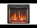 Камінокомплект універсальний 2в1 ArtiFlame Boston AF28S світлий дуб з обігрівом і звуком горіння вогню