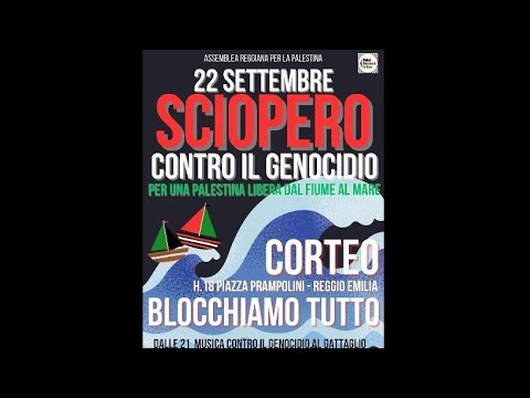 LA BRIGATA LAMBRUSCO Live @ Corteo per la PALESTINA✌️🇵🇸 (RE) 22.09.25 