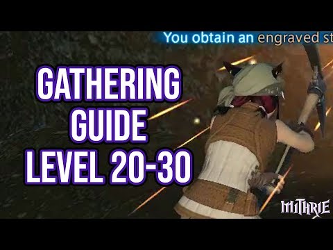 FFXIV 2.0 0091 Gathering Guide Level 20 to 30