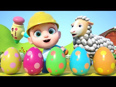 Ovos Coloridos Surpresa com Animais | Músicas Infantis | GoBooBoo em Português