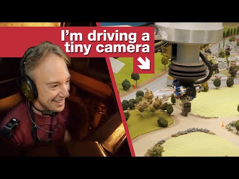 This 1970s tank simulator drives through a tiny world