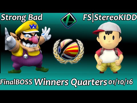FinalBOSS: Strong Bad (Wario) vs FS|StereoKIDD (Ness) Winners Quarters