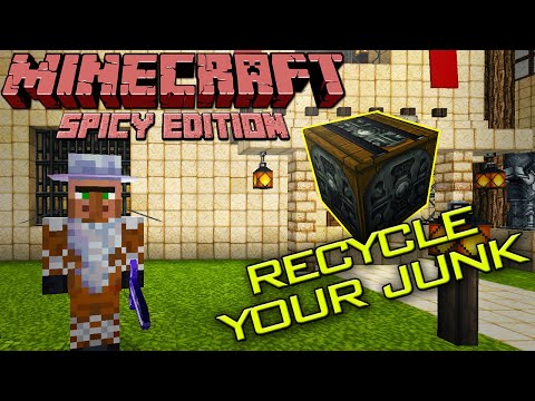 CORAIL RECYCLER MOD & NEW GUARDS  -  Minecraft Modded Ep21