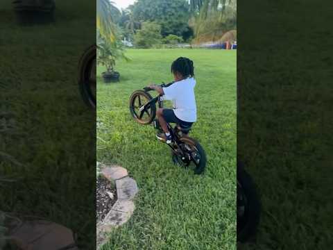 5 year old wheelies bike 🔥🔥‼️ #explore #wheelielife #bicycle #trending #ebike #bikelife #wheelie