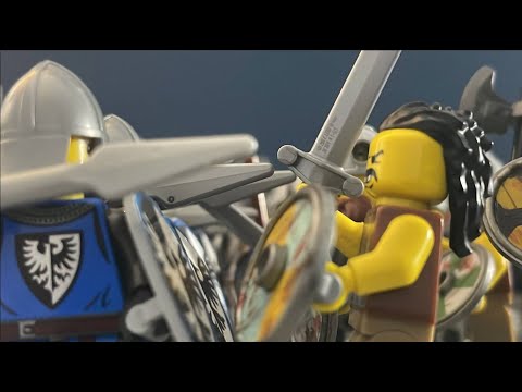Lego Medieval War | The Black Falcons campaign Lego Stop Motion
