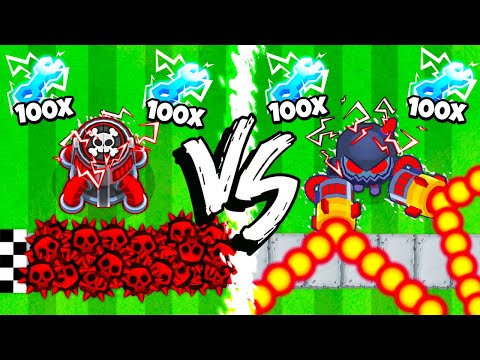 Godboosted Super Mines VS Godboosted Anti-Bloon (BTD 6)