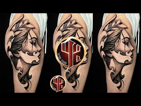 Portrait Tattoo done by Tattoo Studio Pattos Keppos