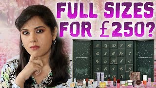 Harrods Beauty Advent Calendar 2020 Price Breakdown, Number of Full Sizes
