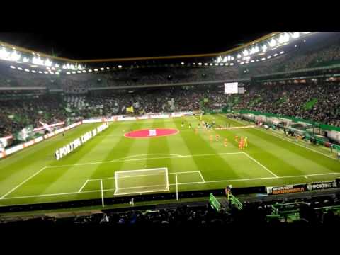 Sporting CP 1 vs 0 Varzim SC - Entrada dos Jogadores