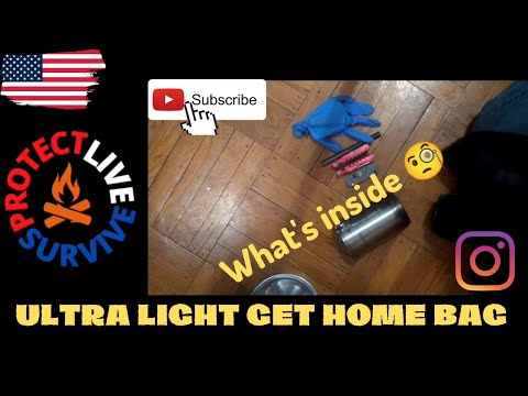 ULTRA light GET HOME BAG SHTF