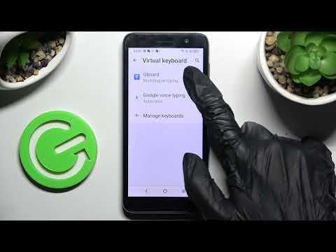 How to Use Text Correction Settings in ALCATEL 1 (2022) – Find Keyboard Settings